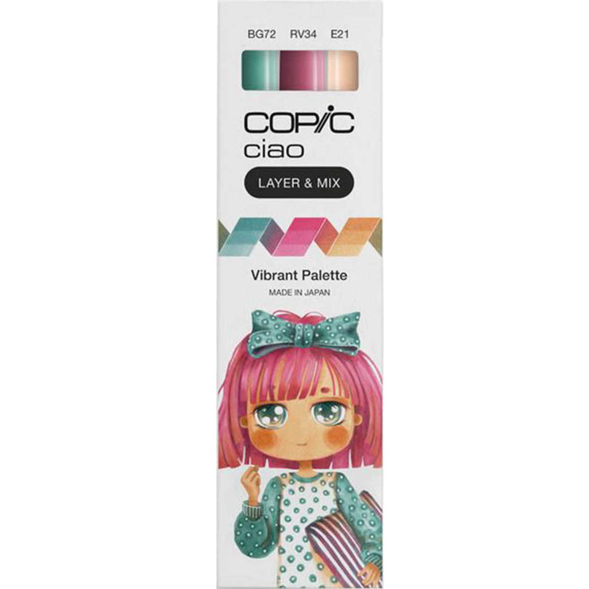 Copic "Ciao Vibrant Palette 3er Set" (1,0mm + 6,0mm)