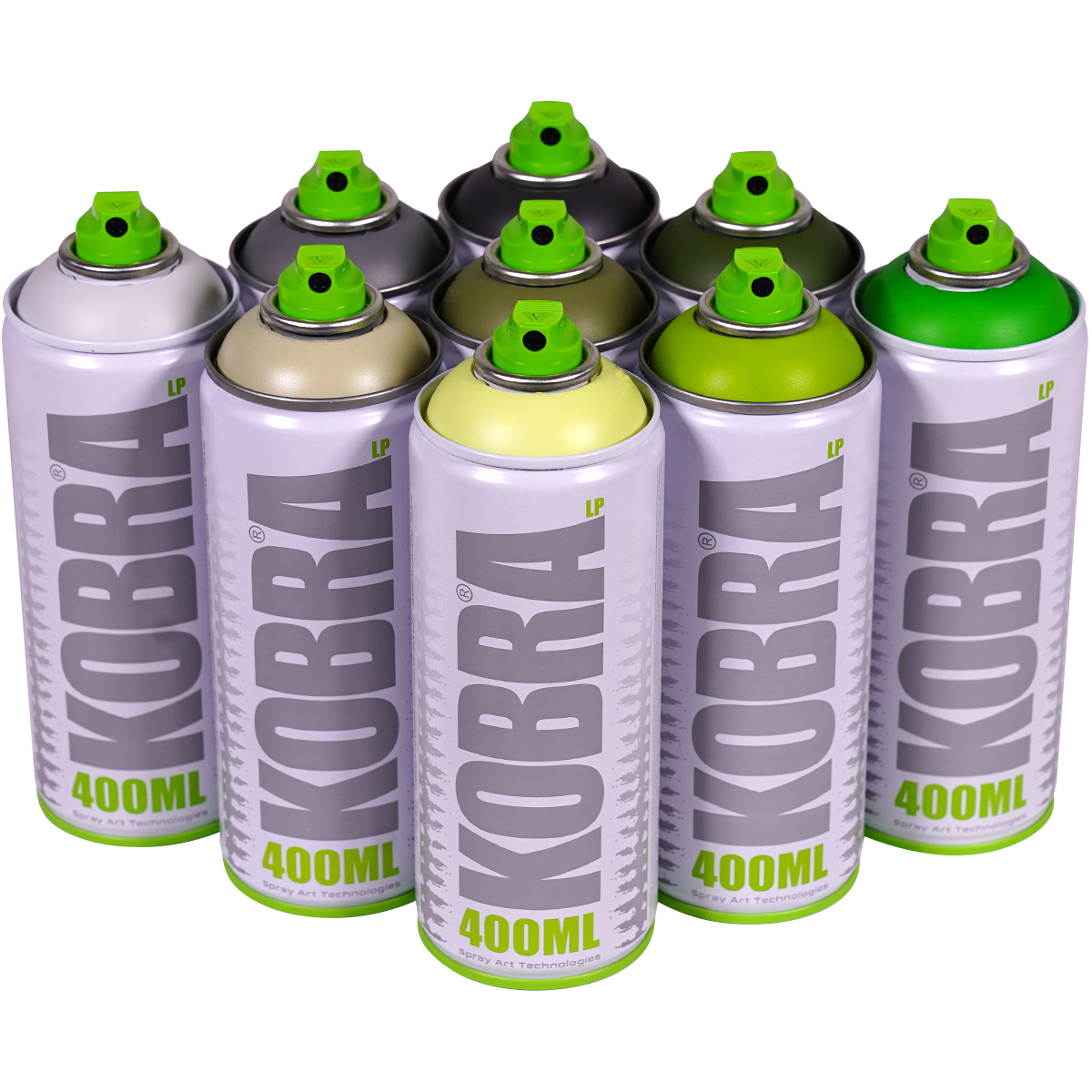 Kobra "New LP 9er Set Hill Tones" (9x400ml)