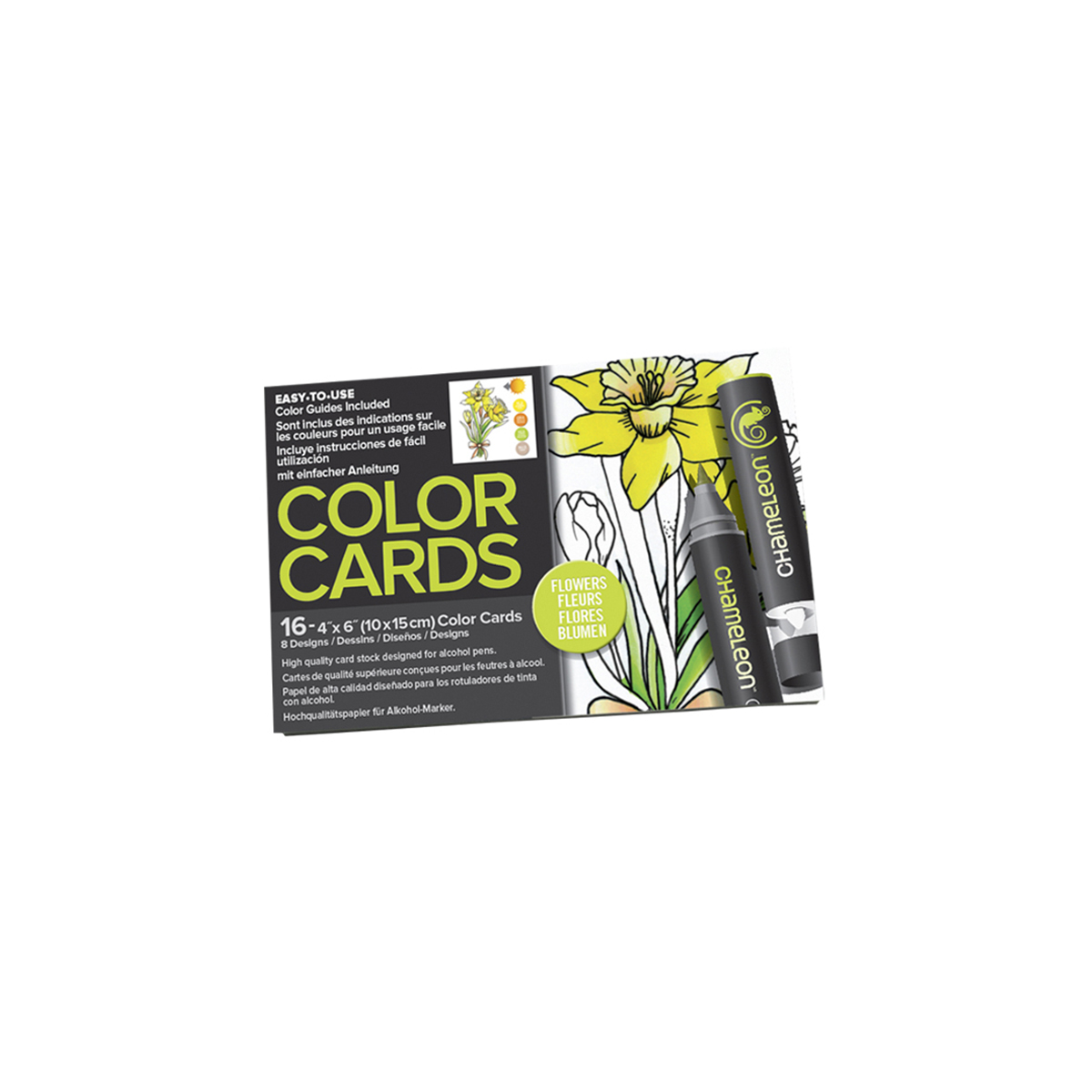 Chameleon "Color Cards - Flowers" 16 Stk.