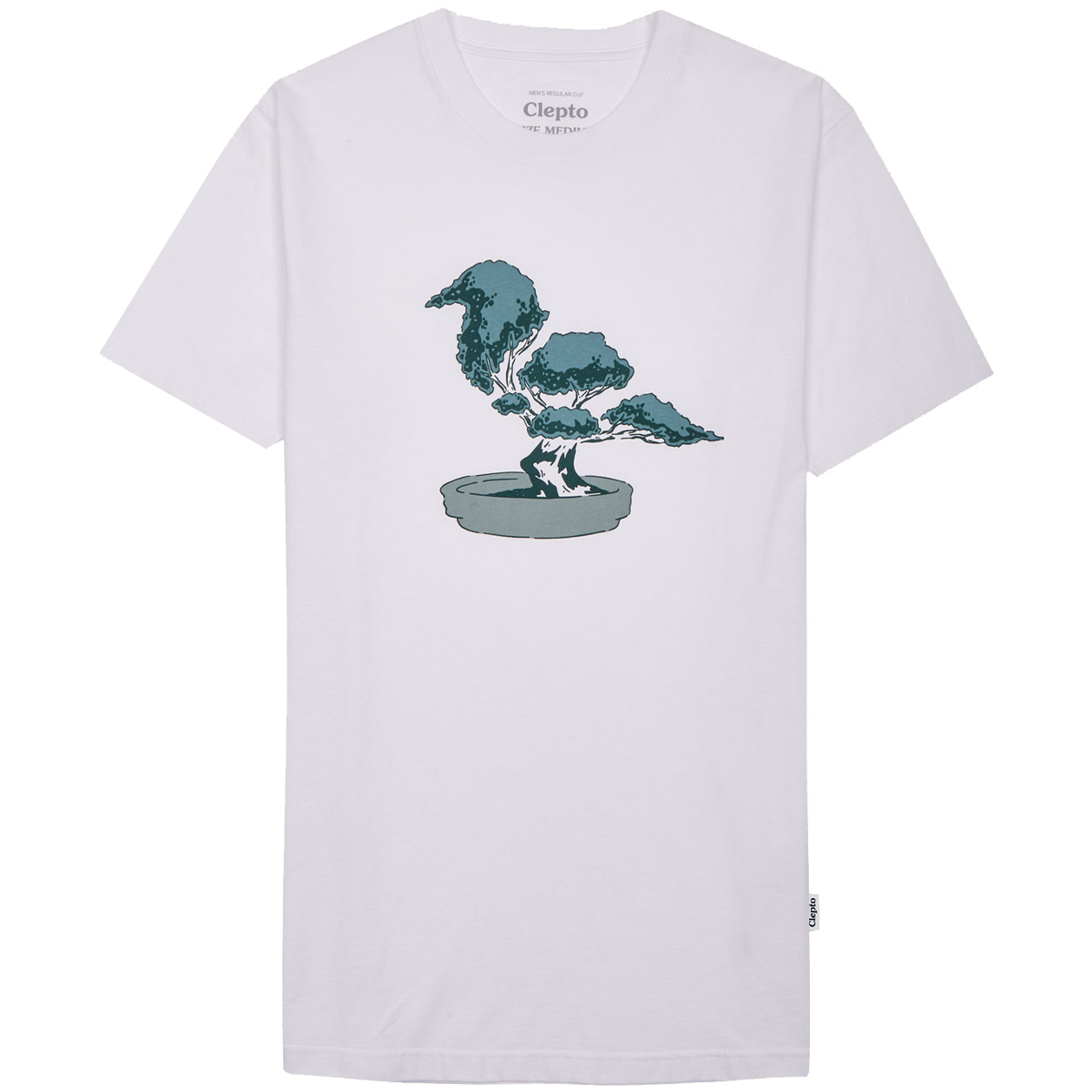Cleptomanicx T-Shirt "Bonsai" White
