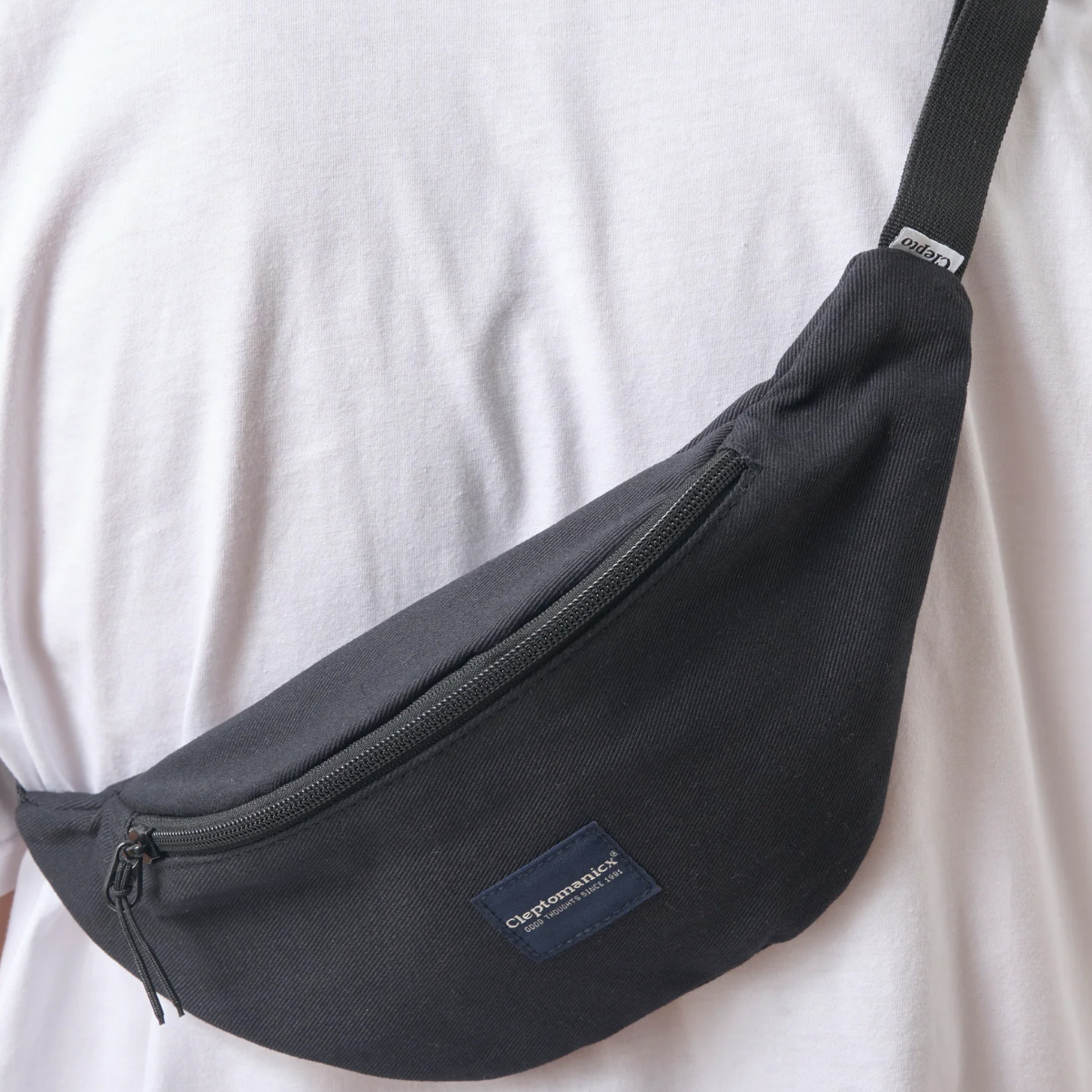 Cleptomanicx Hip Bag "Port" Blue Graphite