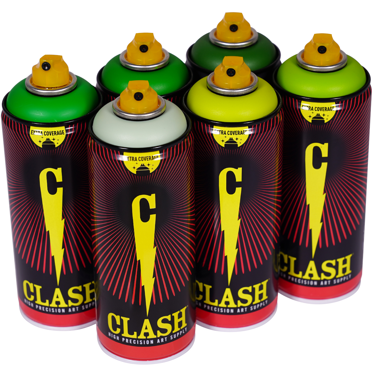 Clash "Paint Multi Color Sixpack Amazonas Air Tones" (6x400ml)