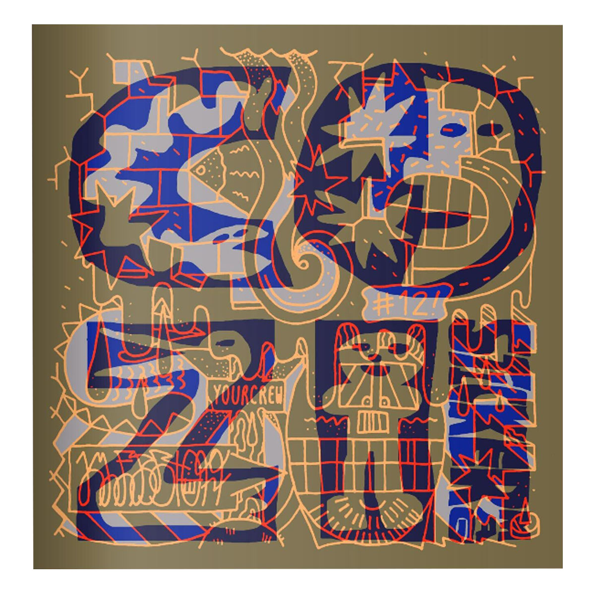 "Klebstoff #12" - Stickermagazin