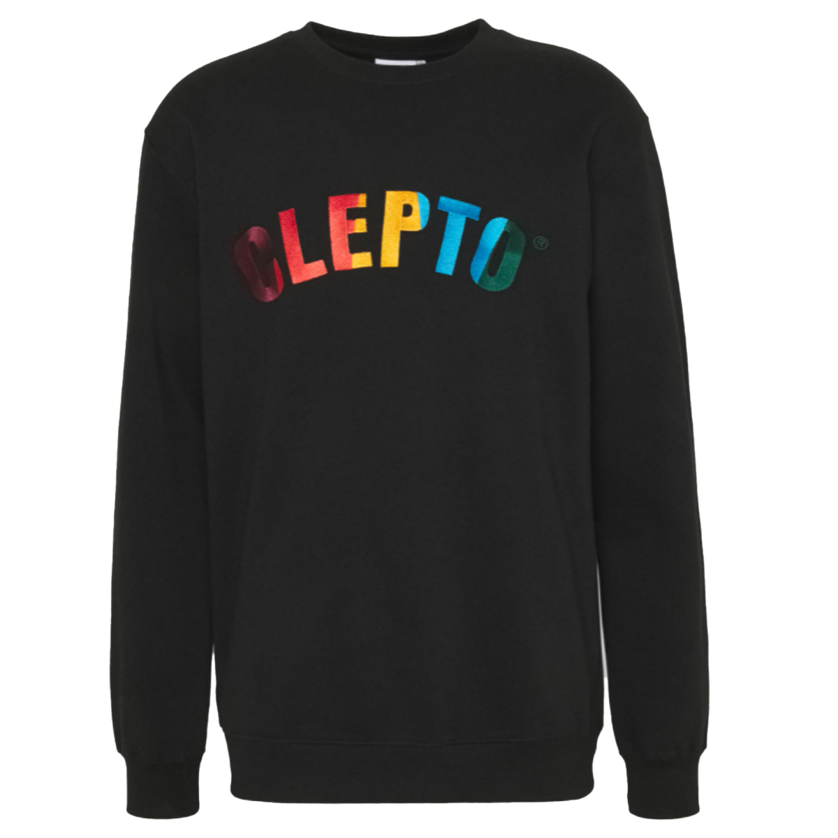 Cleptomanicx Crewneck "Typo" Black