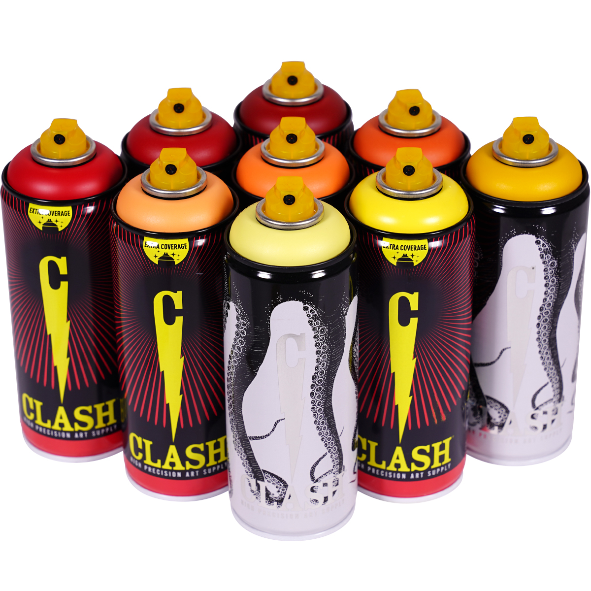 Clash "9er Paint Box Fire Alert Tones" (9x400ml)