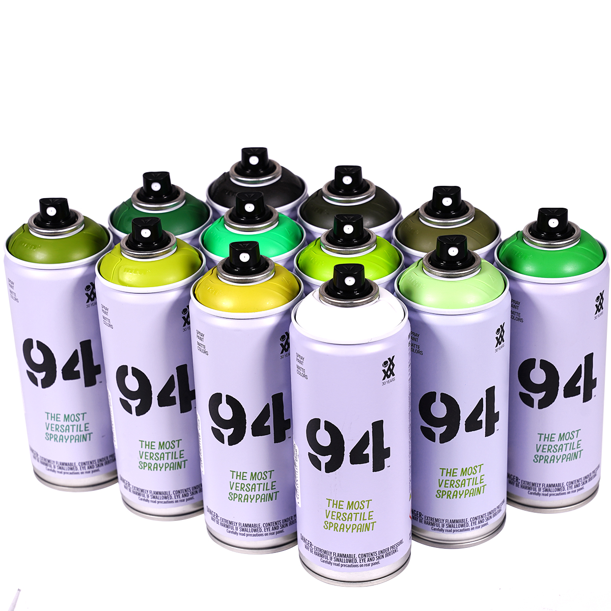 MTN 94 "12er Paint Box - Verde Tones" (12x400ml)