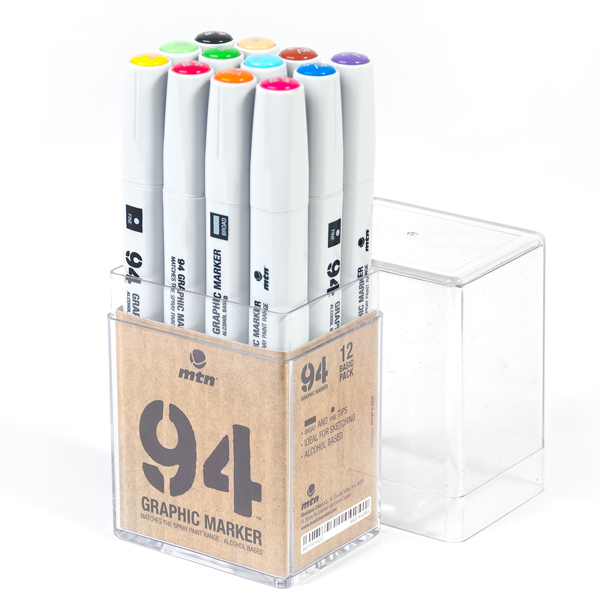 MTN "94 Graphic Marker 12er Set - Basic"