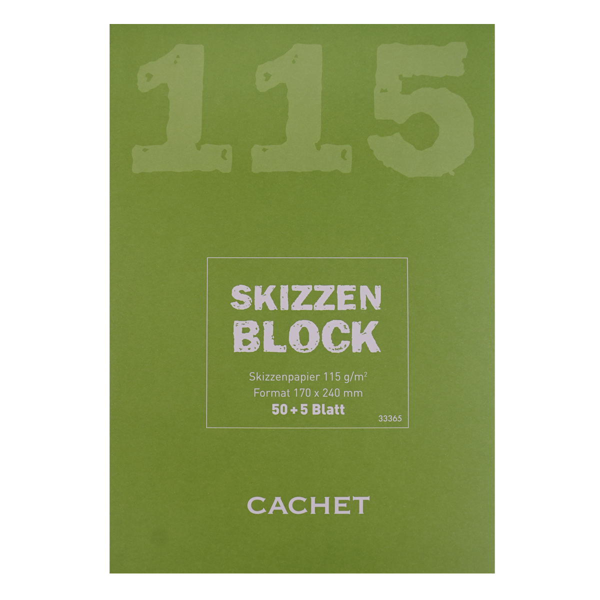 Vang "Skizzen Block Cachet" 115g Weiß (17x24cm)