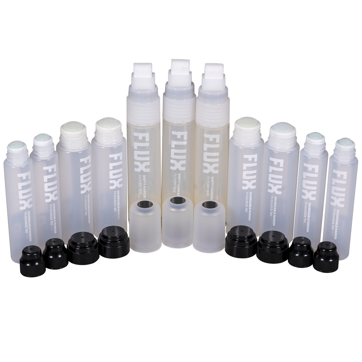 Flux "FX.Squeeze/Pump 100E/180E/150E Marker Set 5"