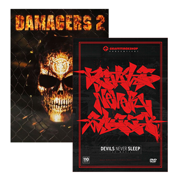 DVD 2er Bundle "Damagers 2 x Devils Never Sleep"