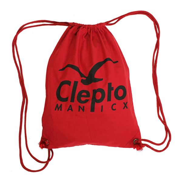 Cleptomanicx Gymbag "True CI" True Red