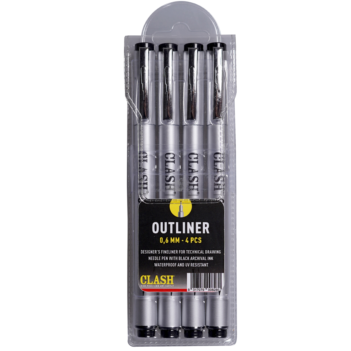 Clash "Outliner" (0,6mm) - 4er Etui