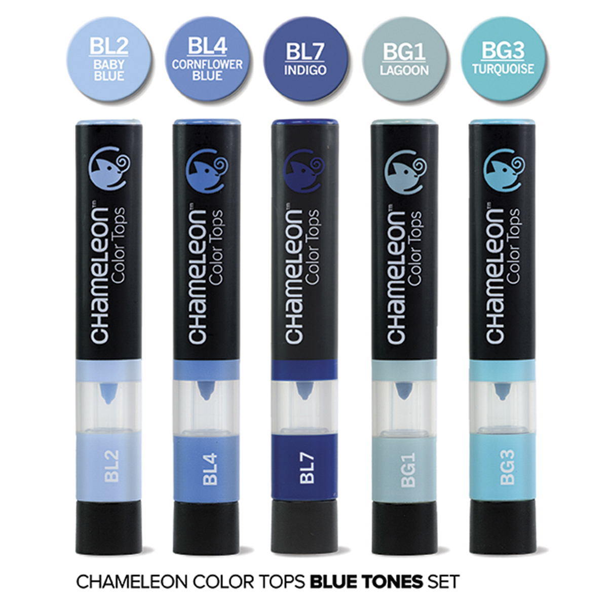 pen_chameleon_5colortop_blue_tones_1 Chameleon "5 Color Tops - Blue Tones"