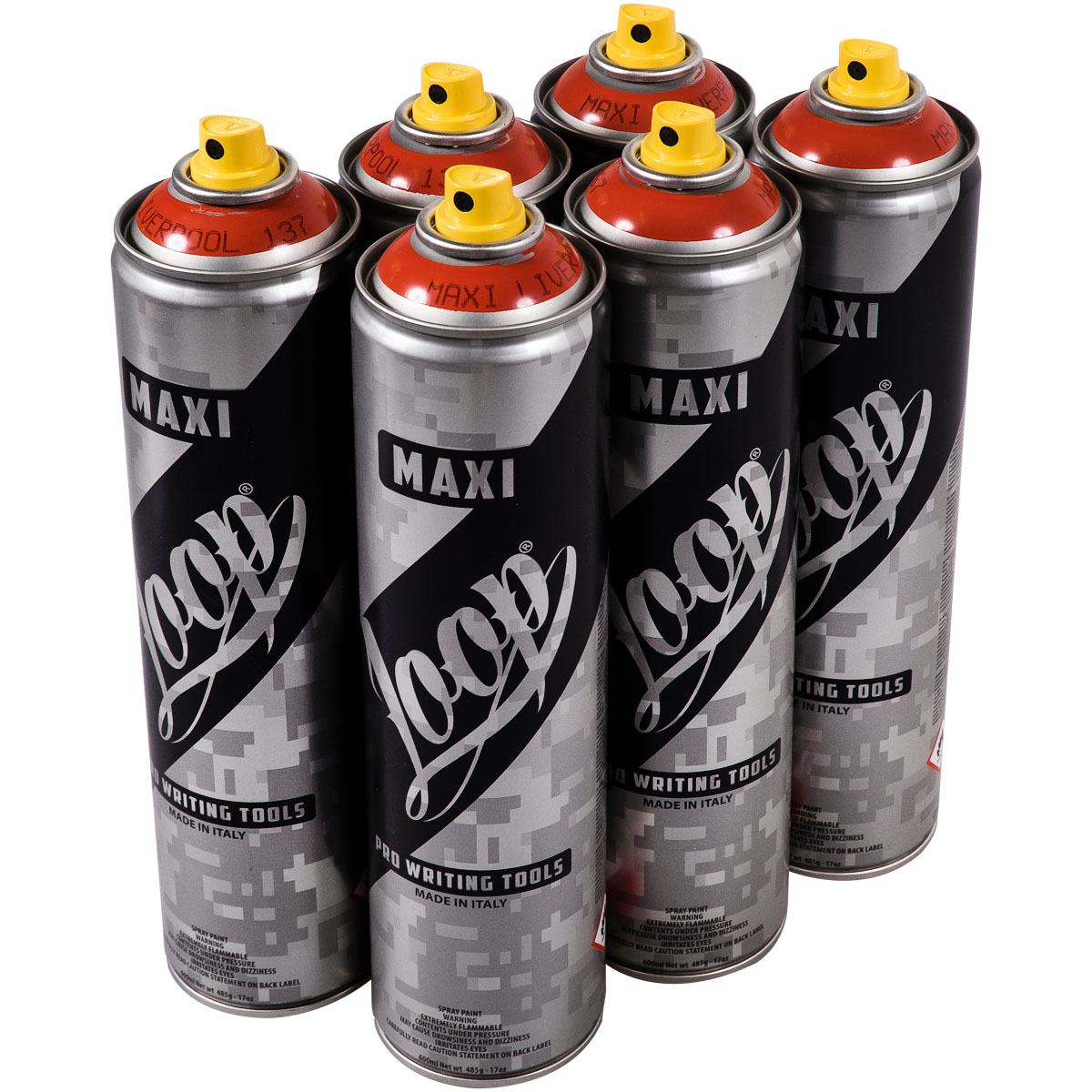 Loop Paint "Maxi One Color Sixpack - Liverpool LP-419" (6x600ml)