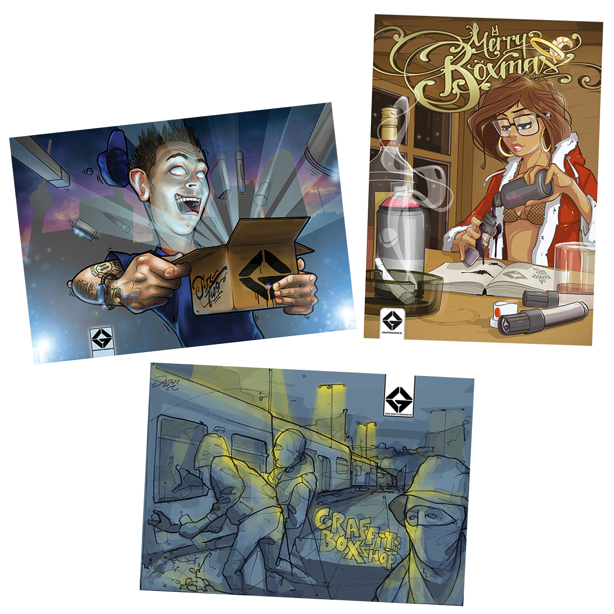 Graffitibox "3er Posterset #2" - DIN A1