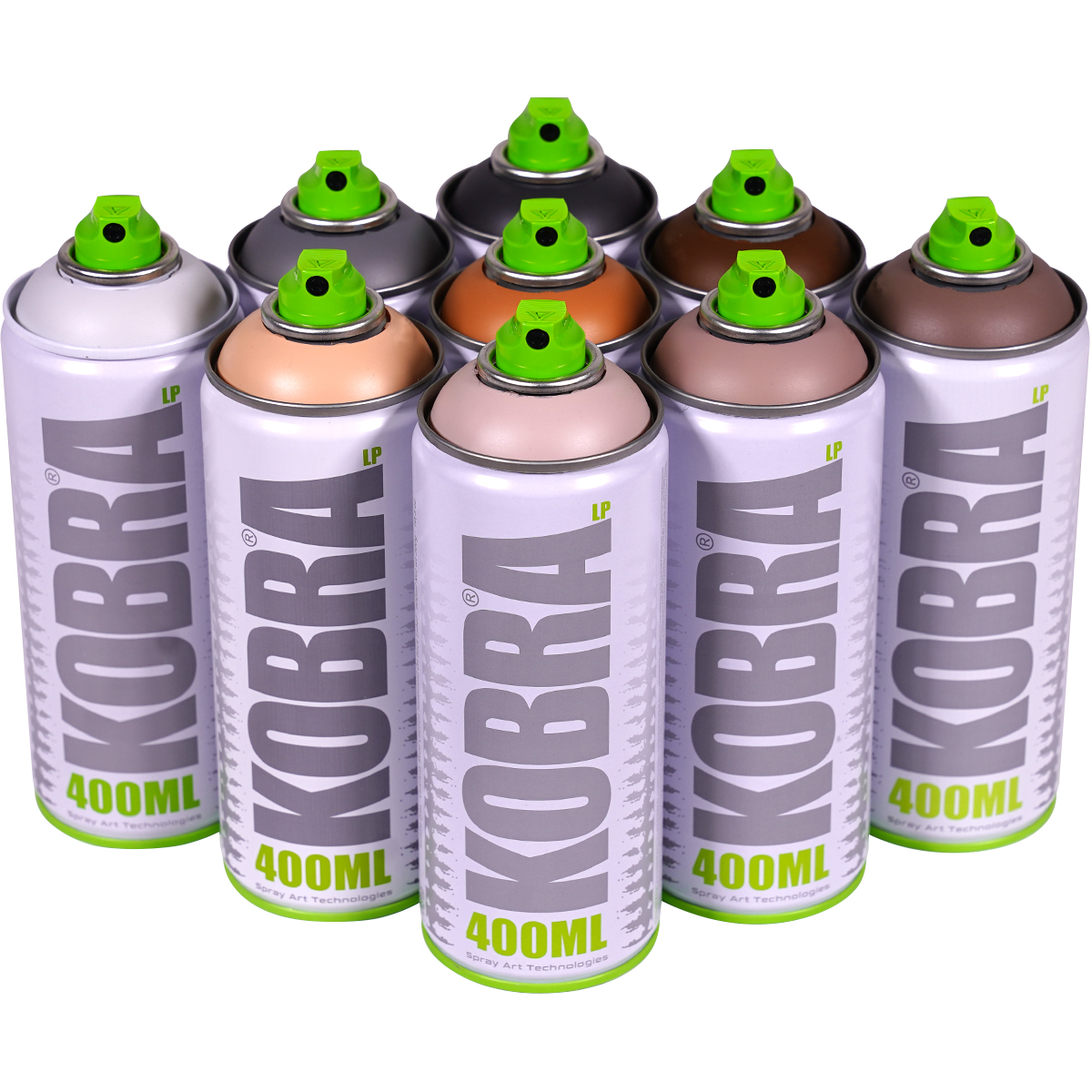 Kobra "New LP 9er Set Rushmore Tones" (9x400ml)