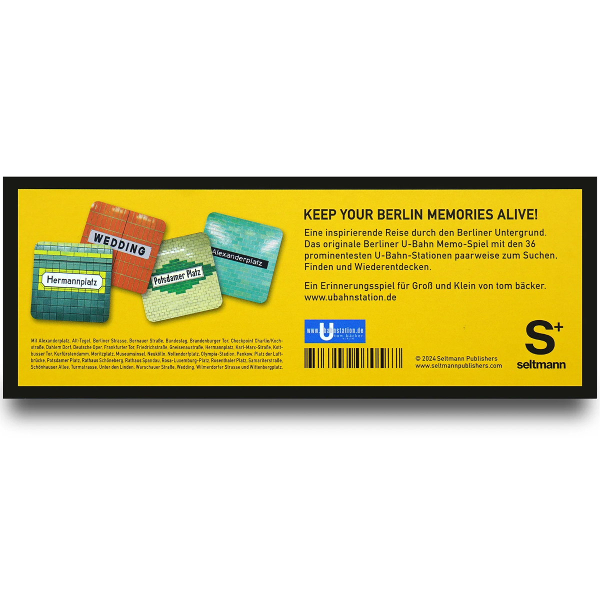 Memory-Spiel "U-Bahn Berlin"