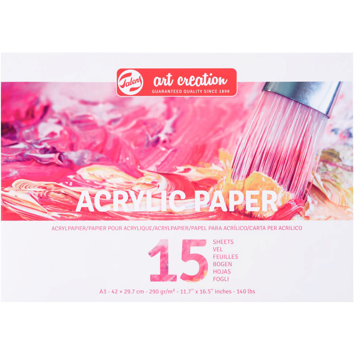 Talens "Art Creation A4 Künstlerblock" (290 g/qm) Querformat