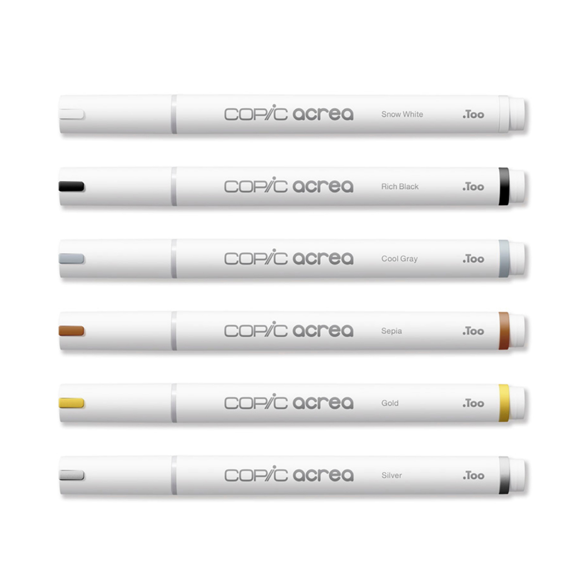 Copic "acrea Essentials 6er Set" Acrylmarker (0,8mm)