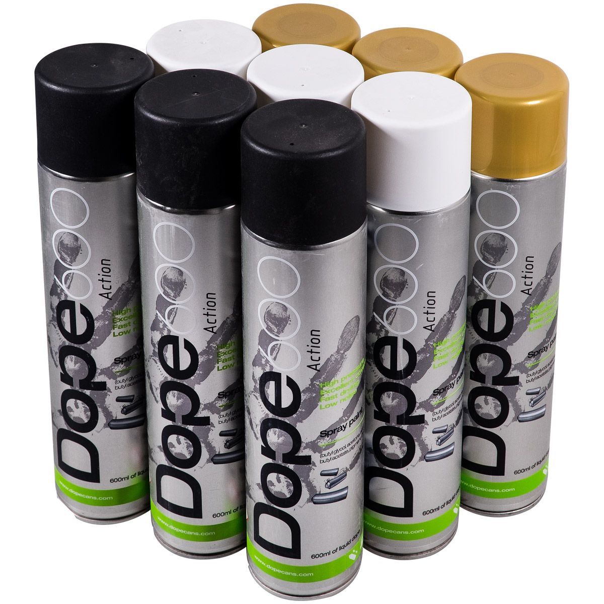Dope "Action 9er Paint Box - Mixed Tones" (9x600ml)