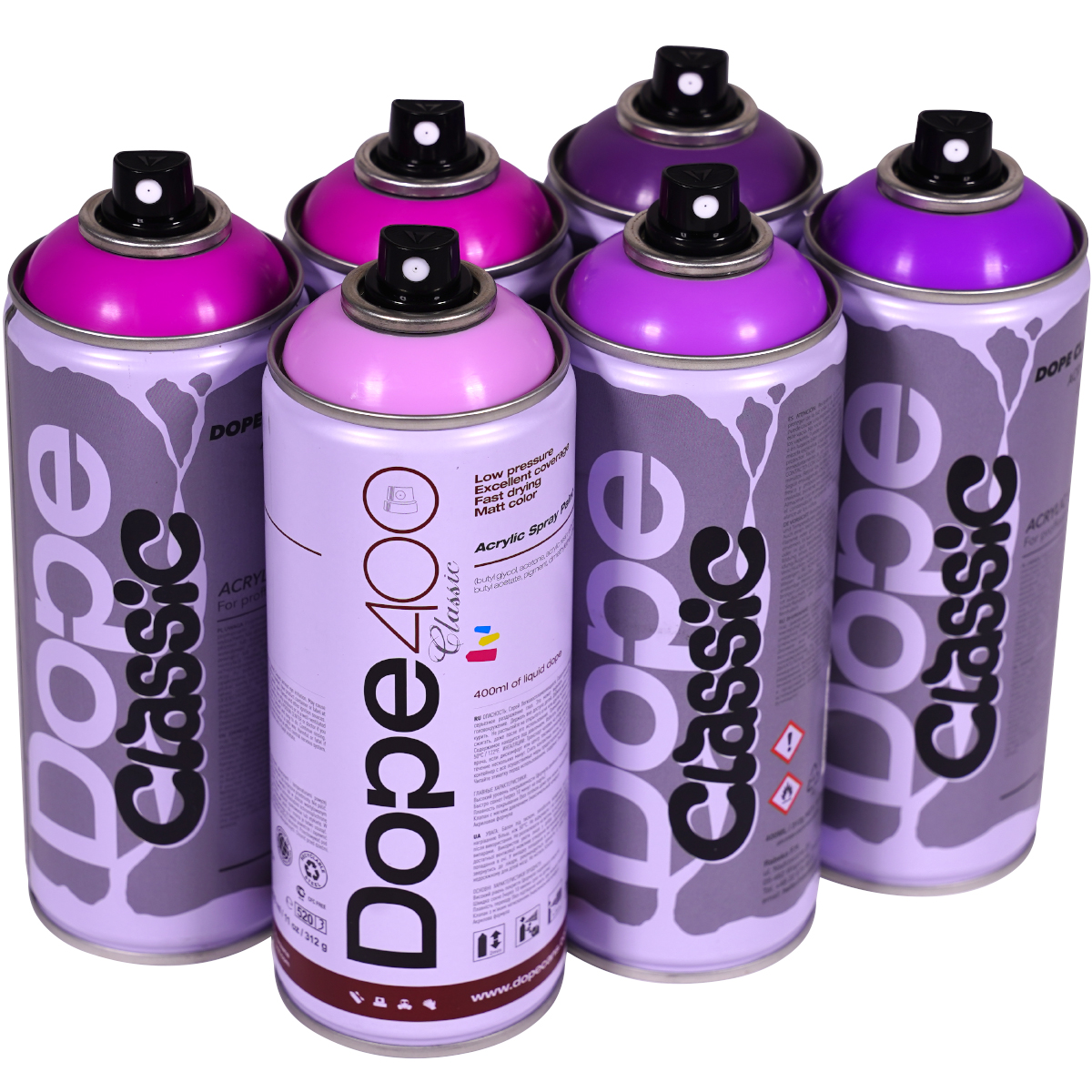 Dope "Classic Paint Sixpack Villain" (6x400ml)