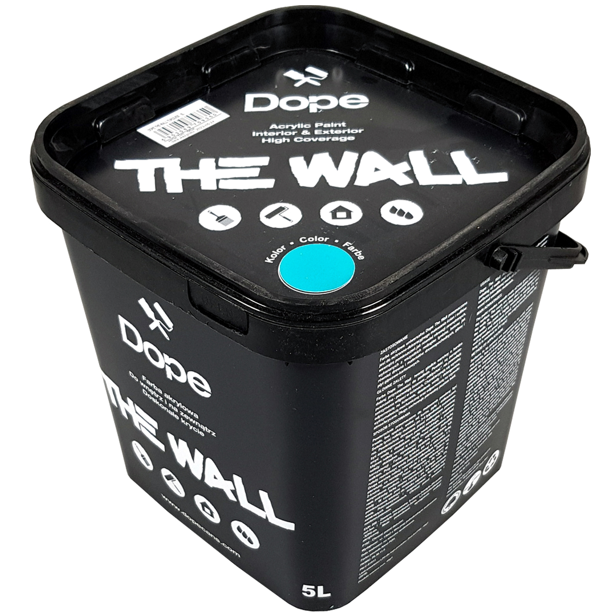 Dope Acryl Premium Wandfarbe "The Wall 5L" Turquise