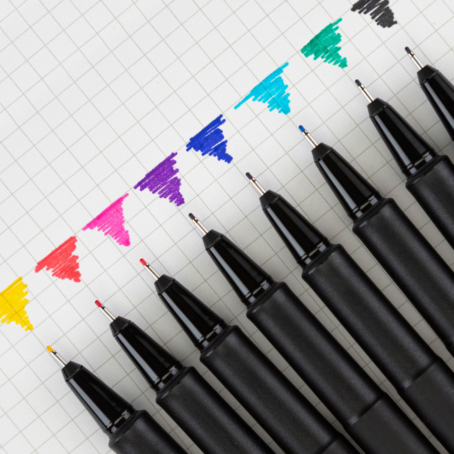 Schneider "Topliner 967" Fineliner 4er Etui (0,4mm)