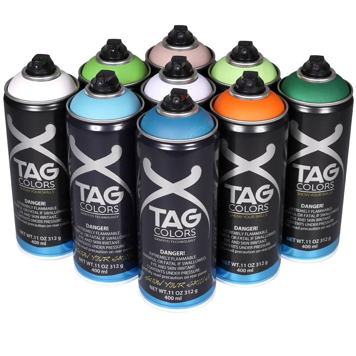 TAG Colors "Show Your Skills - Angola 9er Set" (9x400ml)