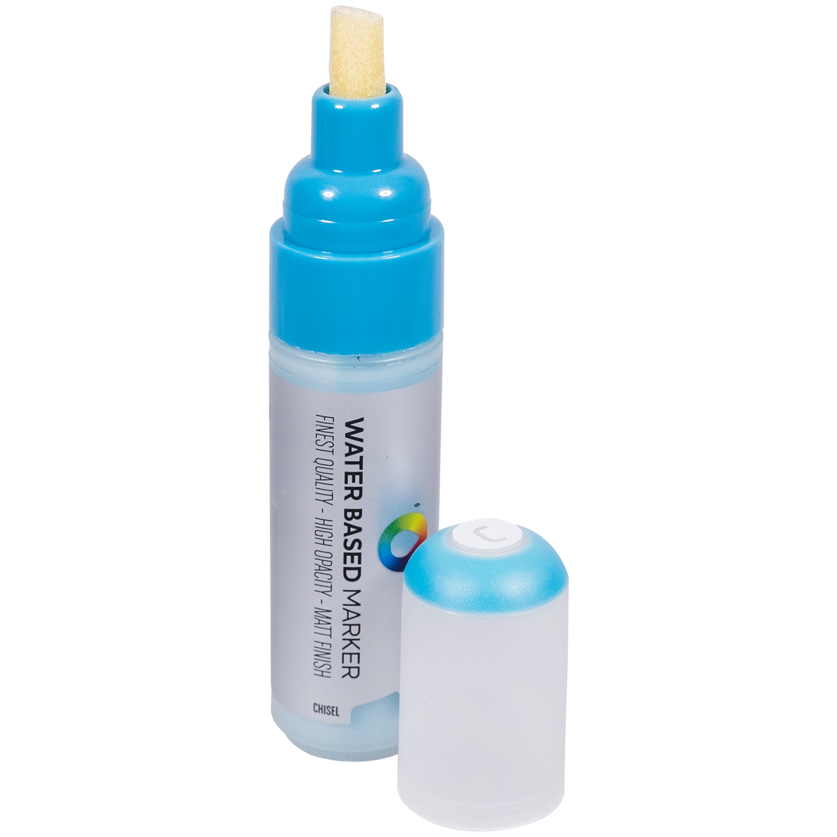 MTN "Water Based Marker - Chisel" (8mm) - Phthalo Blue Light