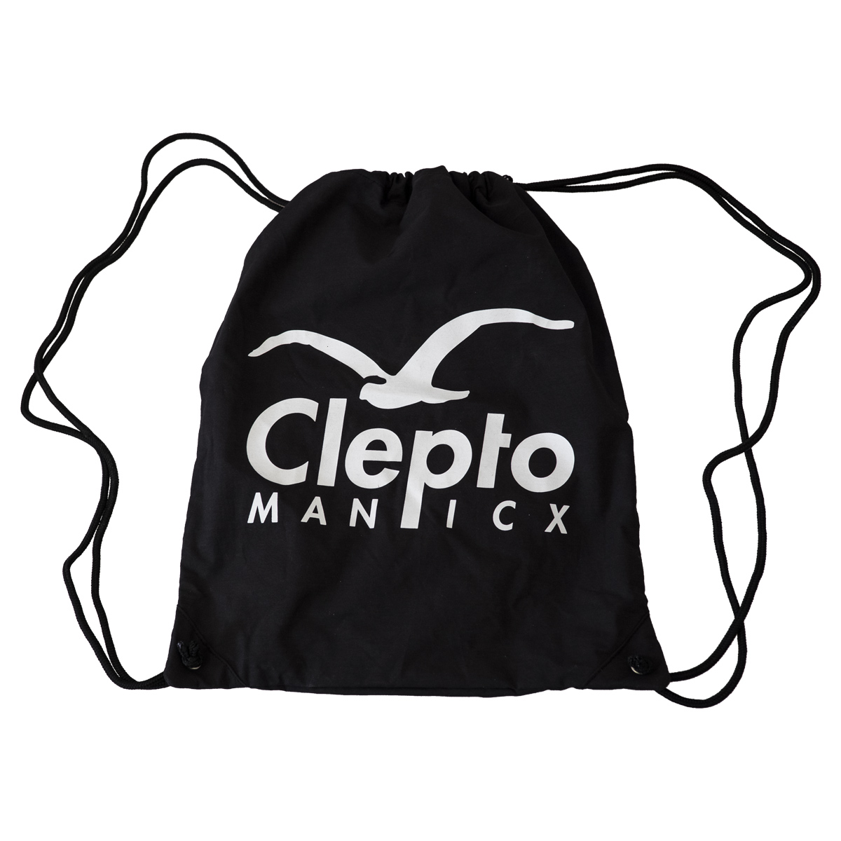 Cleptomanicx Gymbag "True CI" Black/White