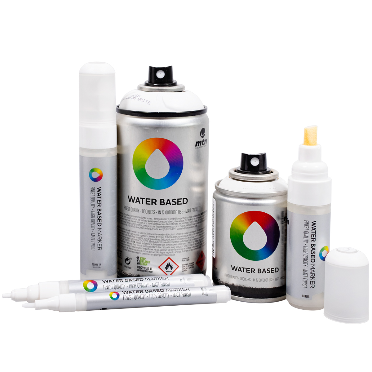 MTN "Water Based Starter Set - Titanium White"