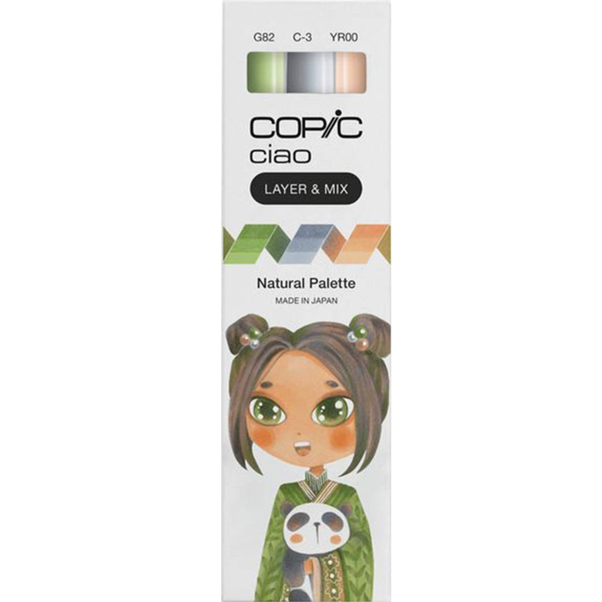 Copic "Ciao Natural Palette 3er Set" (1,0mm + 6,0mm)