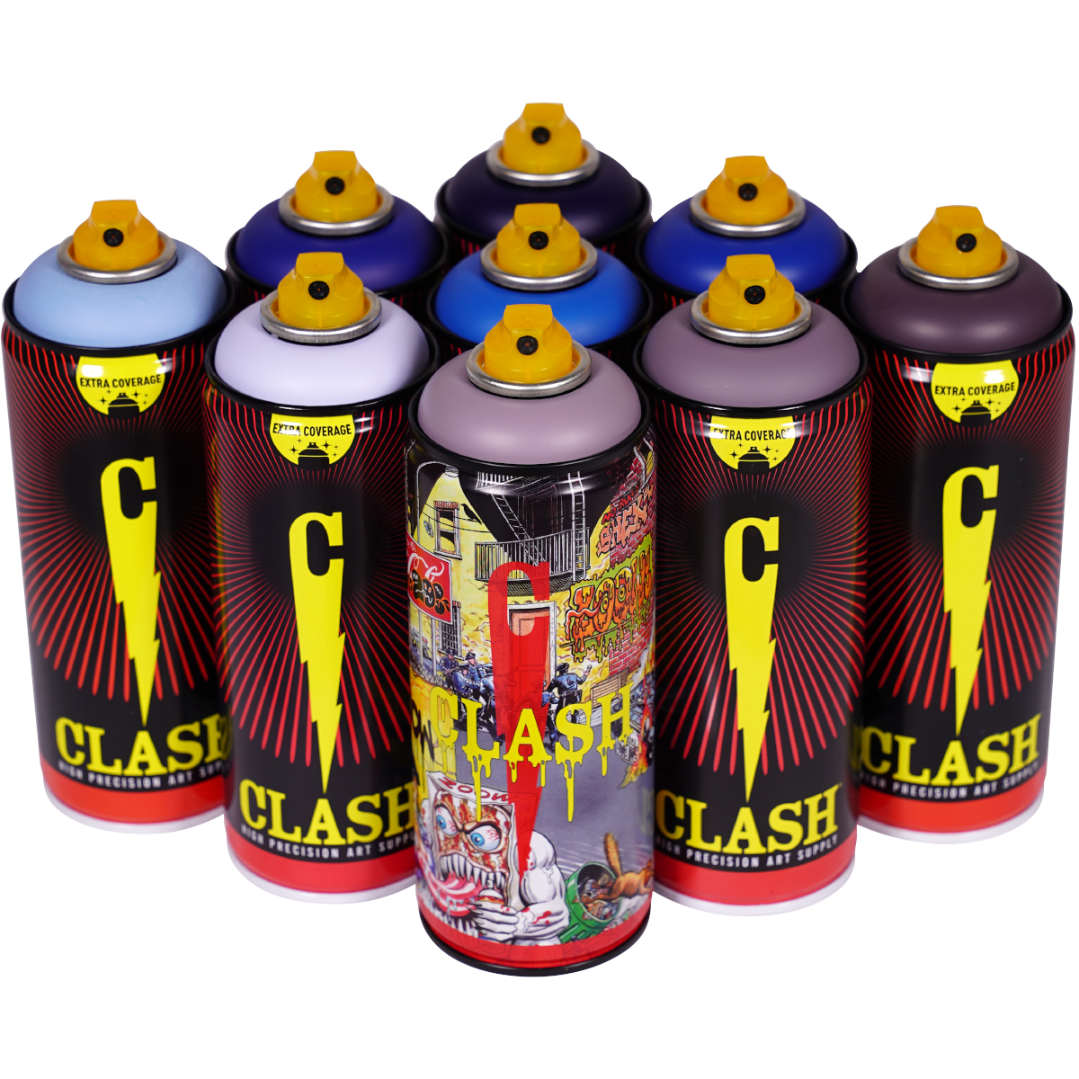 Clash "9er Paint Box Dirty Sky Tones" (9x400ml)