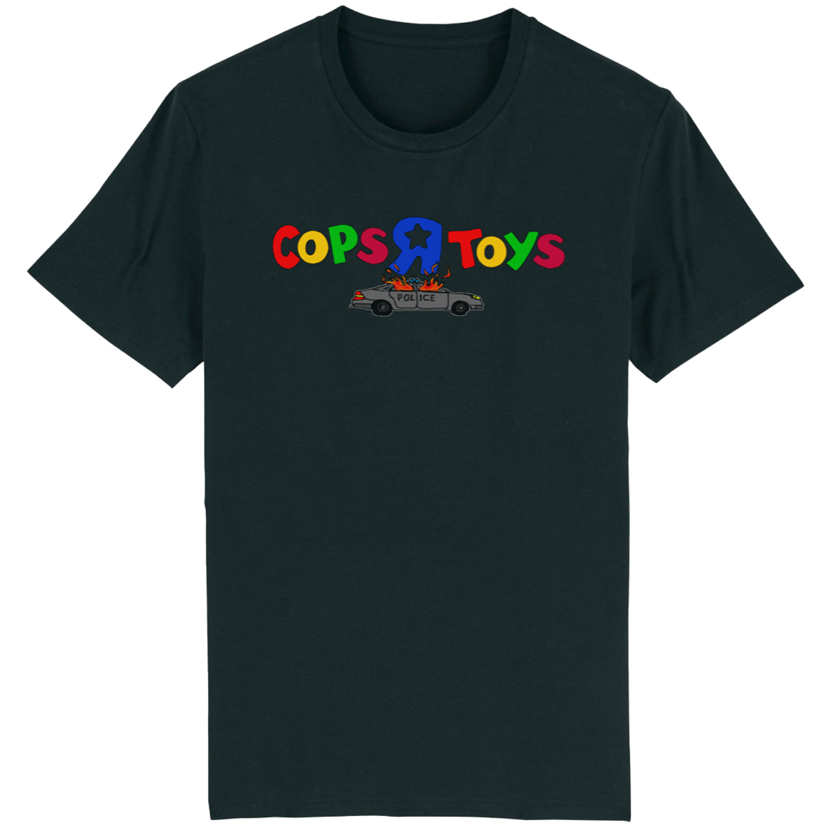 T-Shirt "Cops R Toys" Burn Edition - Black