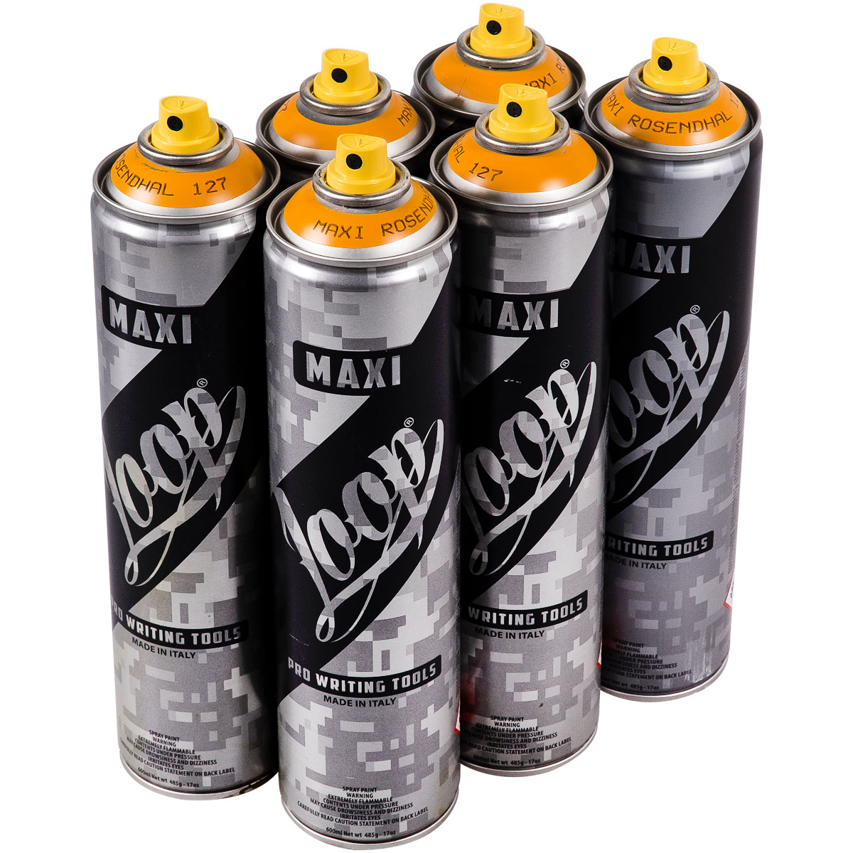 Loop Paint "Maxi One Color Sixpack - Rosendhal LP-418" (6x600ml)