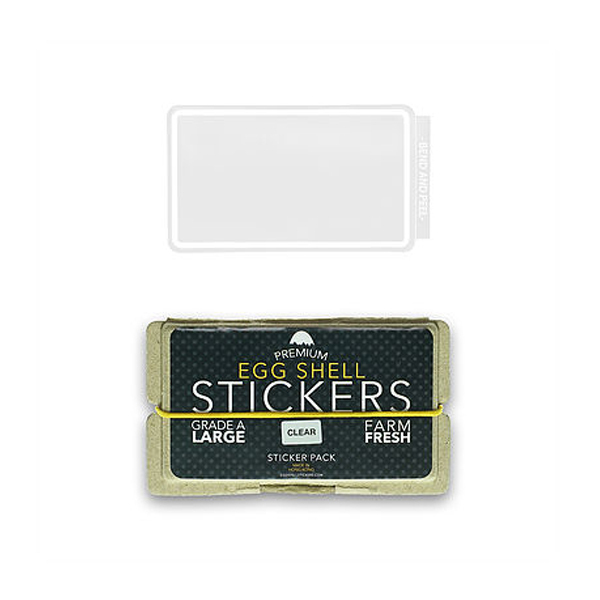 Eggshell Sticker "Clear/Transparent Line Border" 50 Stk.