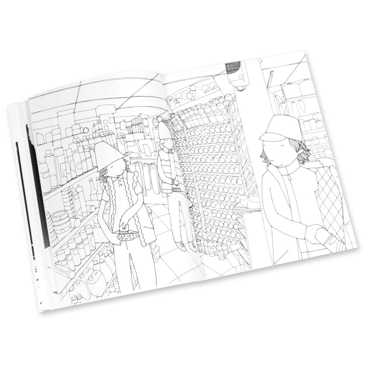 Ausmalbuch "Graffiti Coloring Book #2 - Characters"