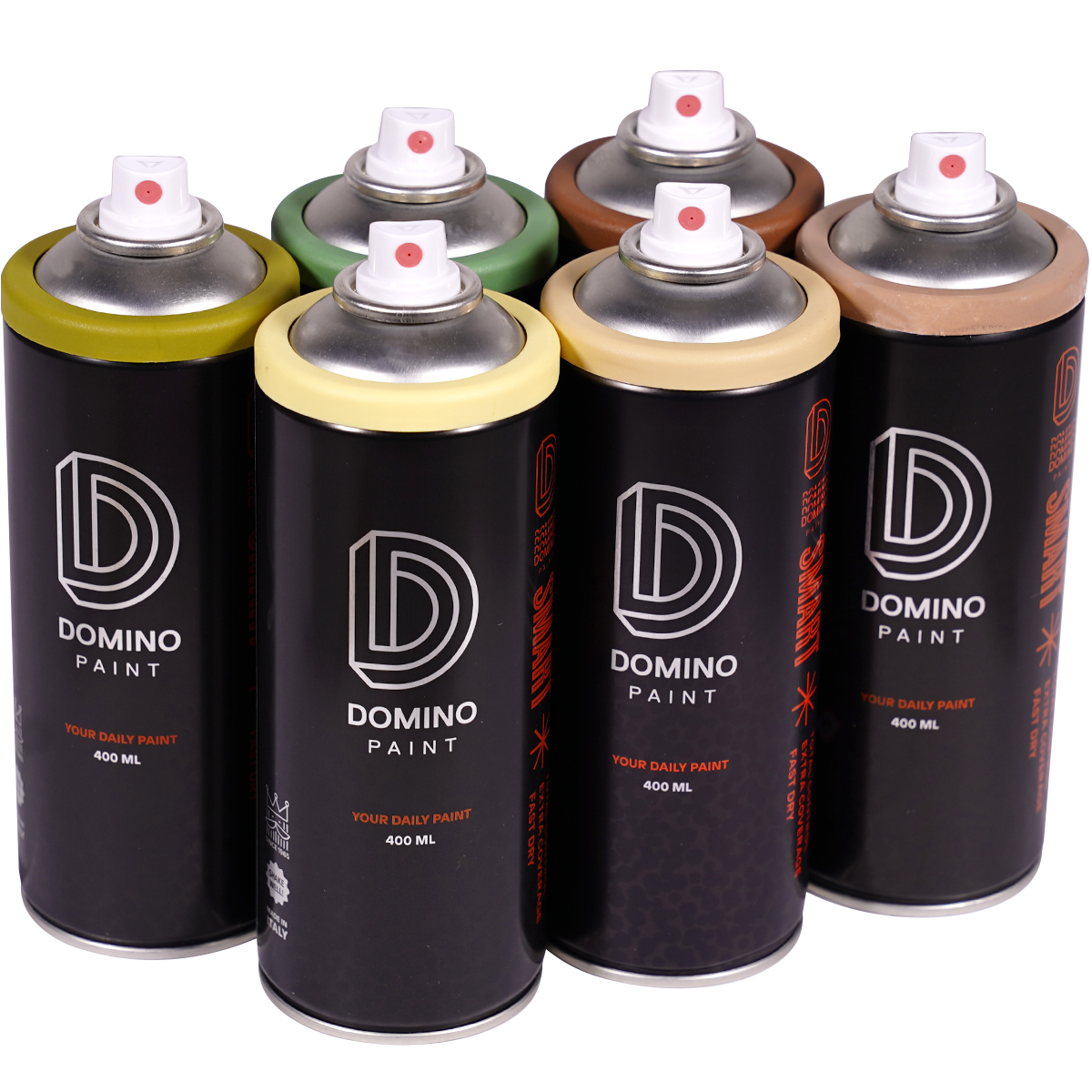 Domino "Smart" Sixpack Bright Wood Tones (6x400ml)