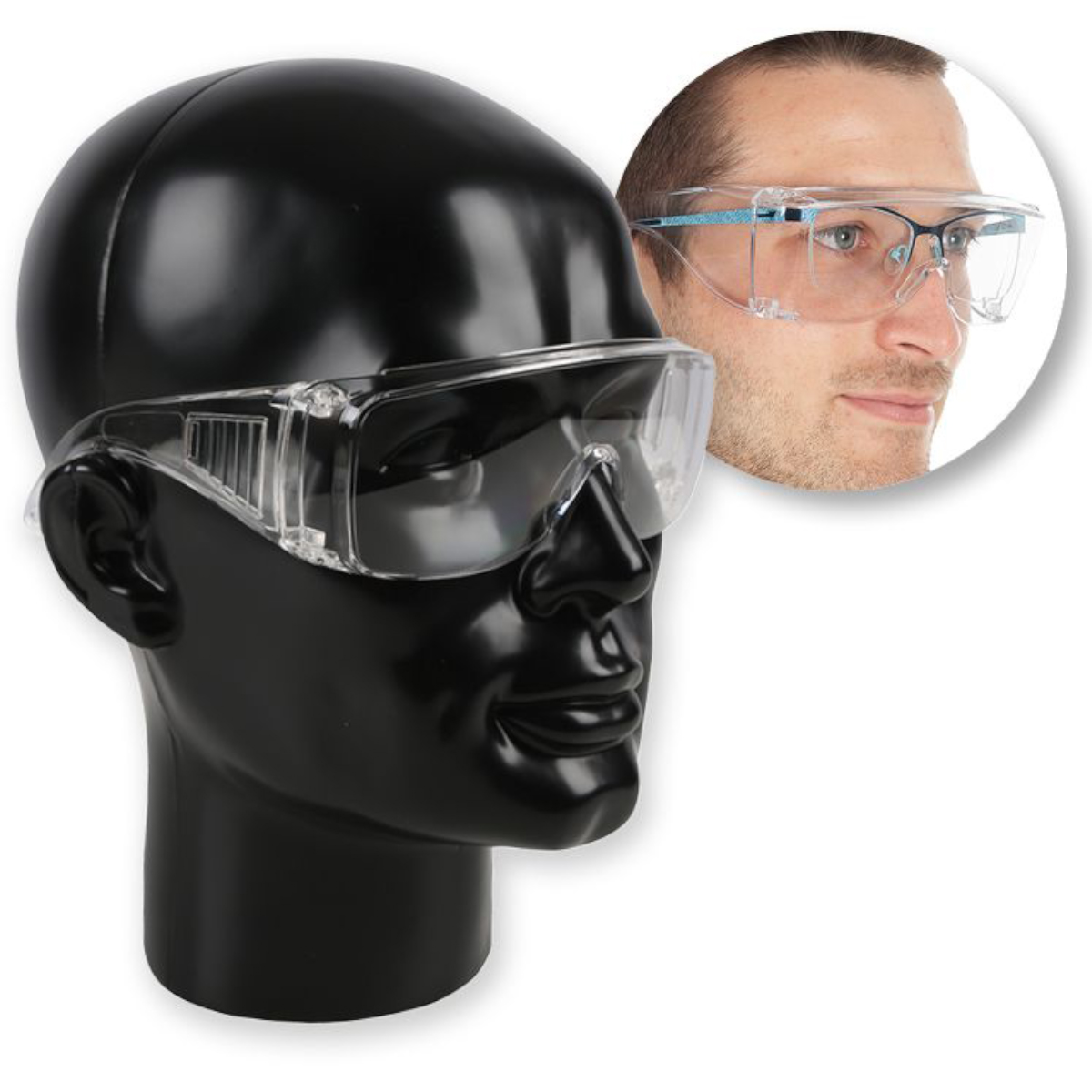 Hygostar Schutzbrille für Brillenträger "Transparent"