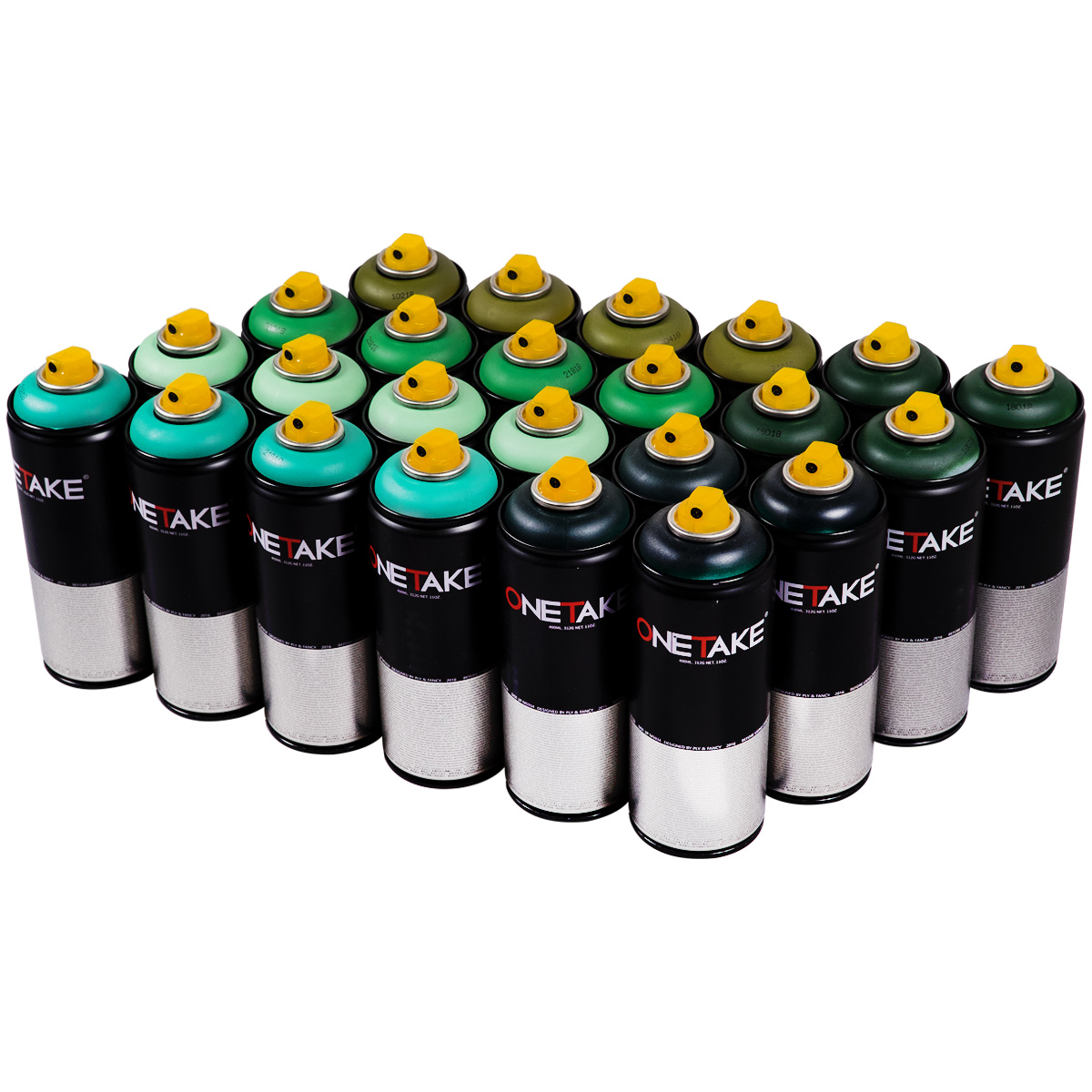 OneTake "24er Paint Box - Green Tones" (24x400ml)