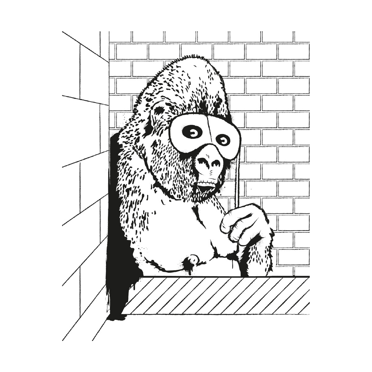 Coloring Book "Banksy" - Ausmalbuch