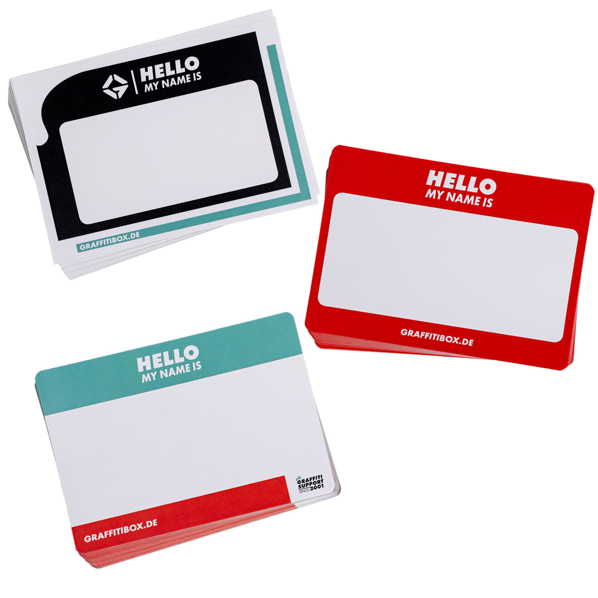 3er Stickerpack "Graffitibox Set B" (10x15cm)" (3x50 Stk.)