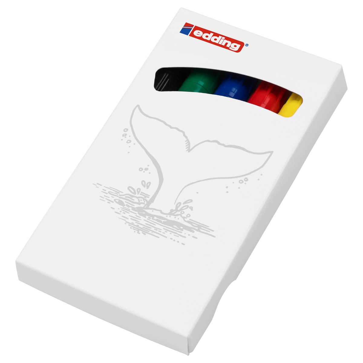 Edding "3000 Permanent Marker" 5er Set Basic Colours - (1,5-3mm)