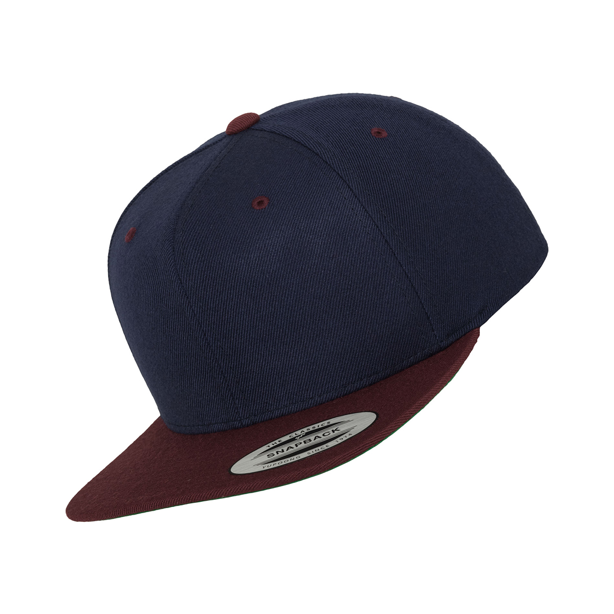 Flexfit "Classic Two Tones Snapback Cap" Navy/Maroon