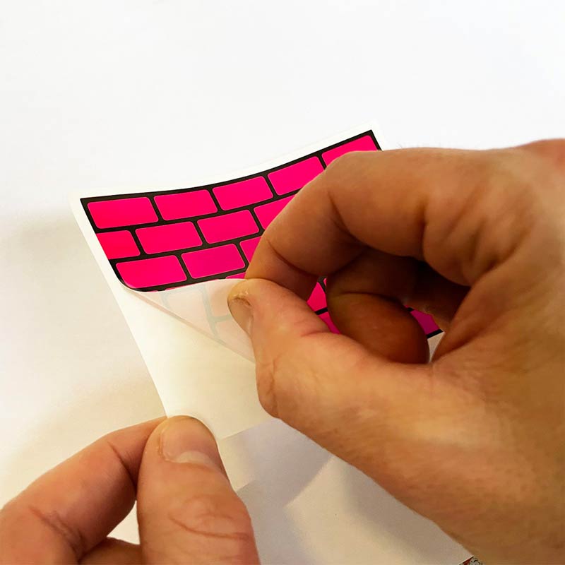 Flux_Eggshell_Sticker_Bricks_Magenta3 Flux "Eggshell Stickers" Bricks Magenta 50 Stk. (7x10cm)