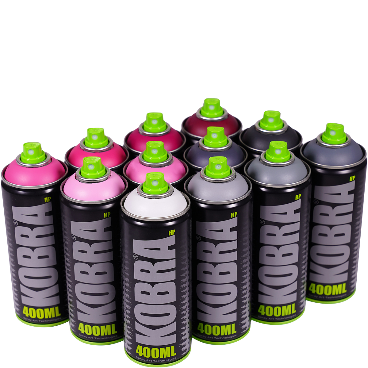 Kobra "New HP 12er Set - Stone Rose Tones" (12x400ml)