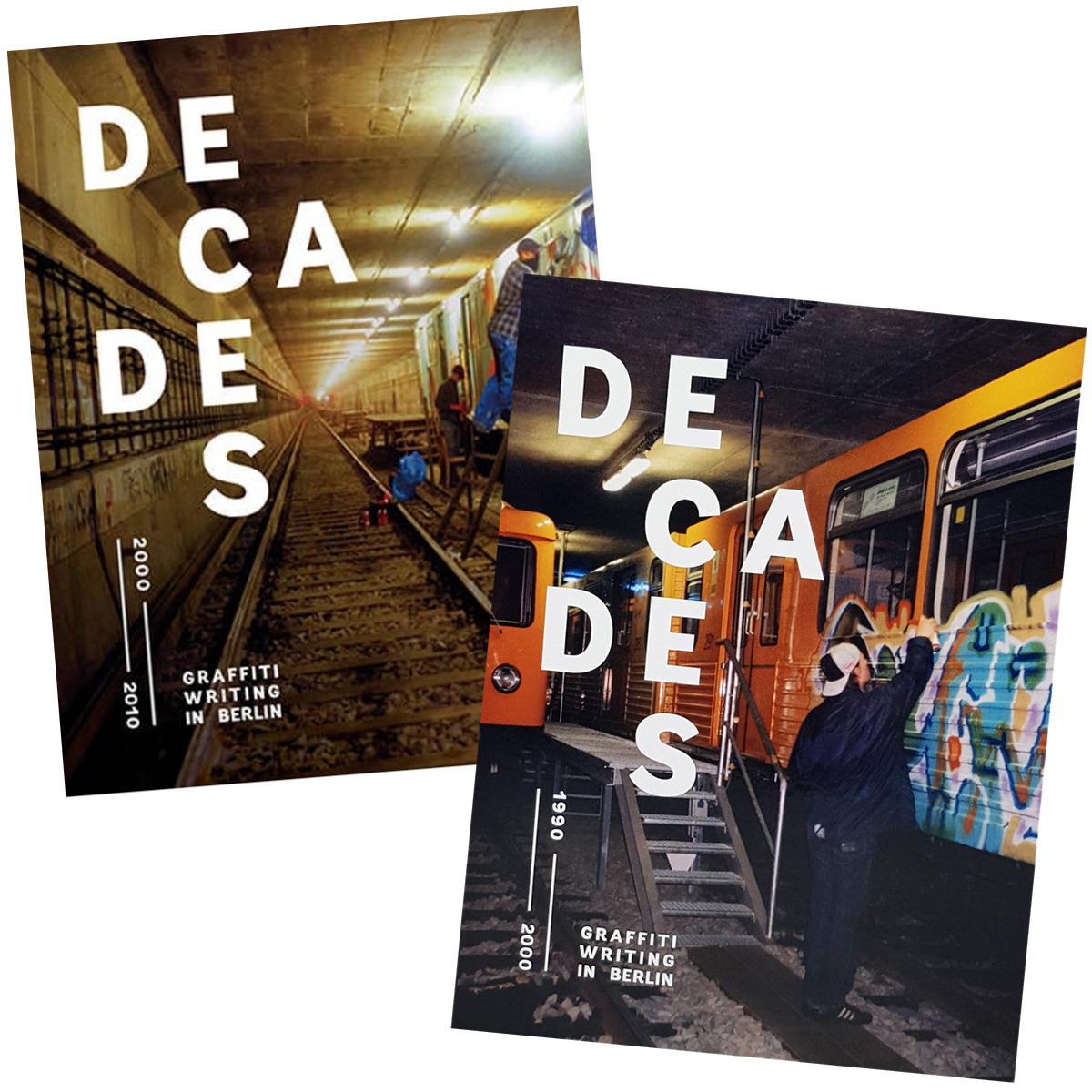 Buch 2er Bundle "DECADES Vol.1+2 "Graffiti Writing in Berlin