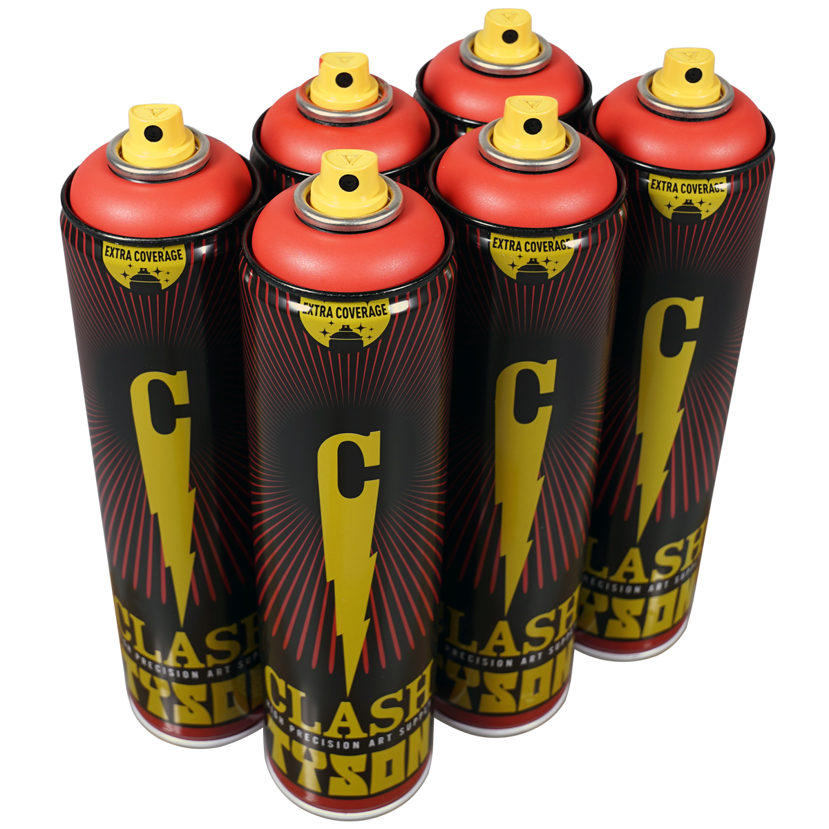 Clash Paint "Tyson One Color Sixpack - Tarantino" (6x600ml)