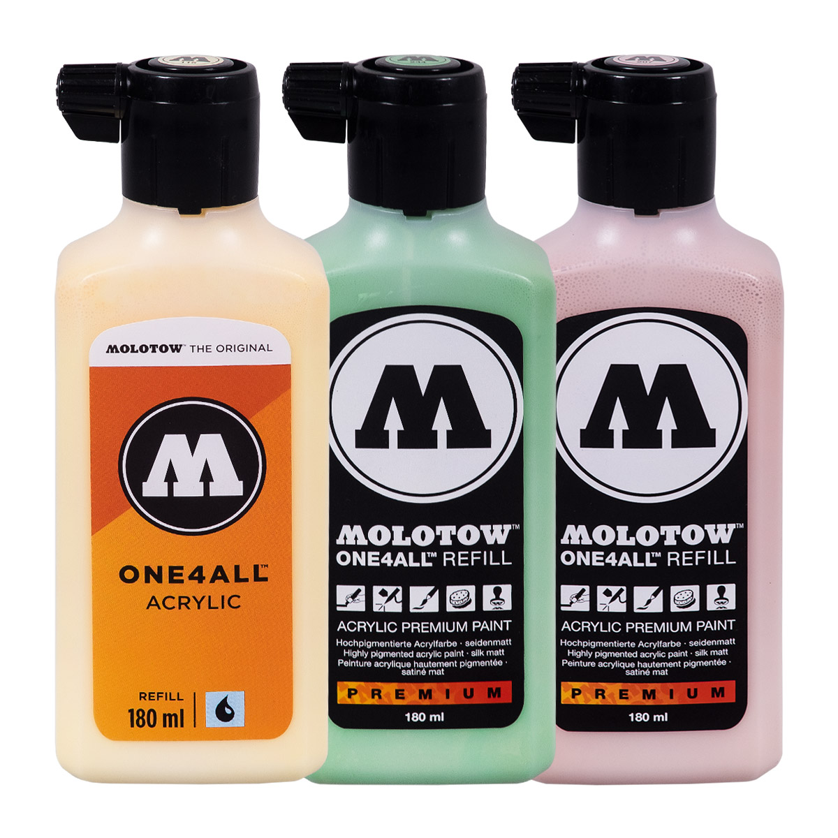Molotow One4all "High Solid Premium Paint 3er Special Price Set" (3x180ml)