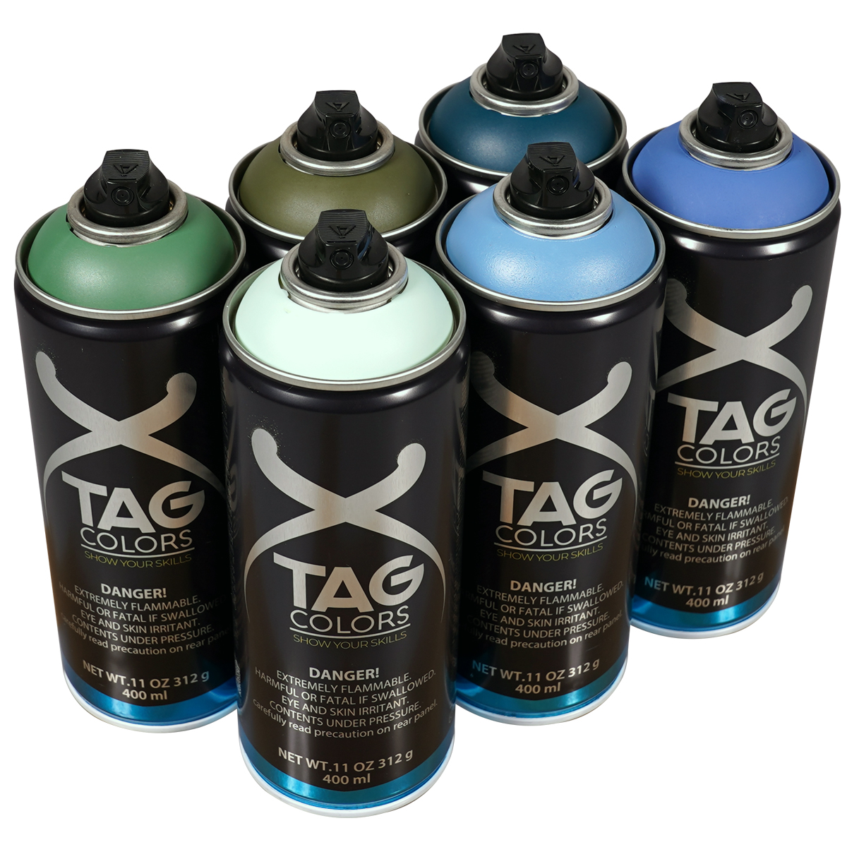 TAG Colors "Show Your Skills - Anunnakiblue Sixpack" (6x400ml)